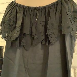 Escada sport cotton off shoulder top 38